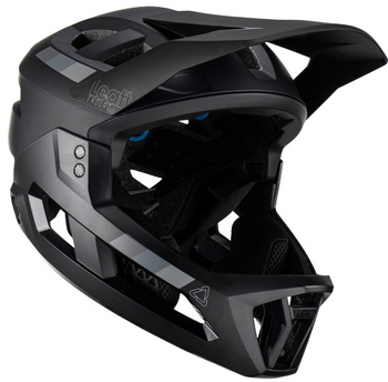 Kask full face dziecięcy Leatt MTB Enduro 2.0 Junior V23 (wypinana szczęka) Black