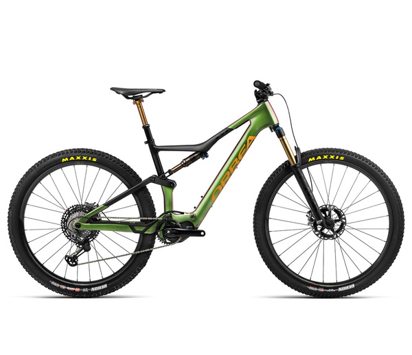 Rower MTB elektryczny Orbea RISE M/LTD Chameleon Goblin Green-Black