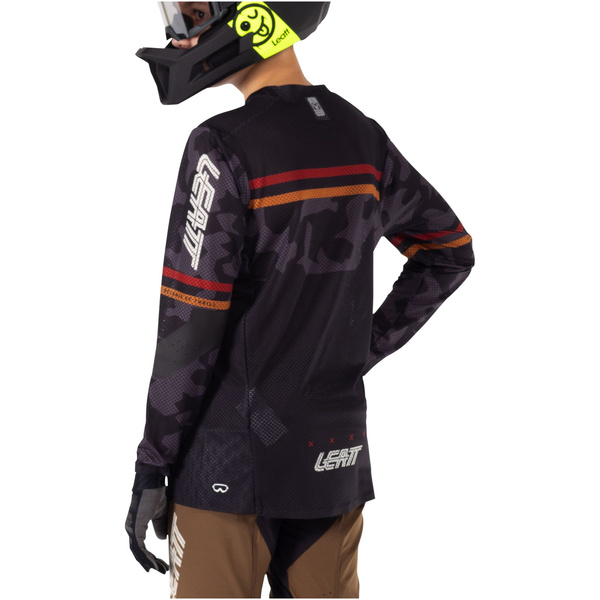 Koszulka dziecięca z długim rękawem Leatt MTB Gravity 4.0 Junior (czarna)