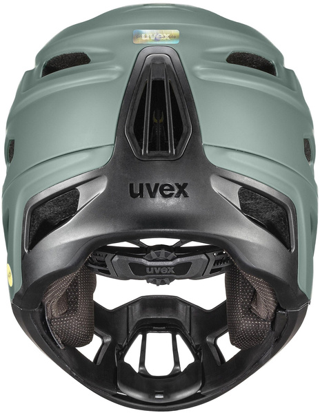Kask fullface Uvex Revolt MIPS (zielono-czarny)
