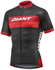 Koszulka z krótkim rękawem Giant Pursue (czarno-czerwona)