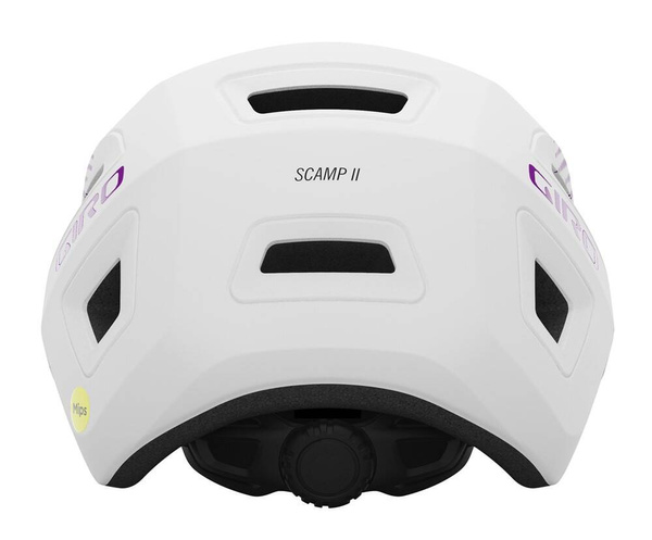 Kask dziecięcy GIRO SCAMP II (fioletowo-biały)