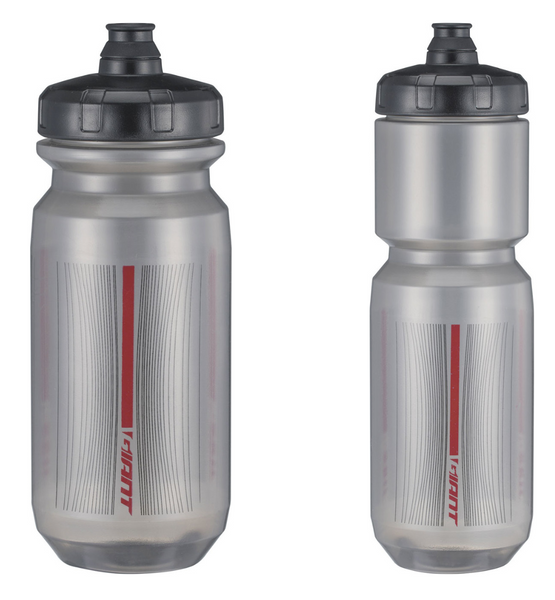 Bidon Giant DoubleSpring™ Clear Black Red