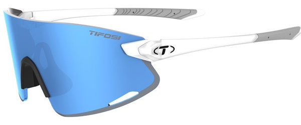 Okulary TIFOSI VOGEL XC satin clear (1 szkło Sky Blue Mirror 13% transmisji światła)