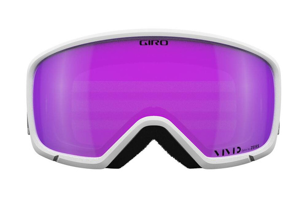 Gogle damskie zimowe GIRO MILLIE WHITE & GREY CHUTE (soczewka VIVID PINK)