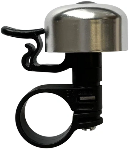 Dzwonek na kierownicę (czarno-srebrny)