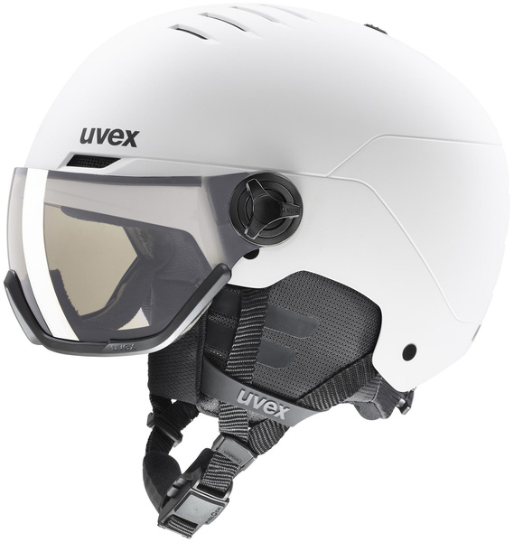 Kask narciarski Uvex Wanted Visor Pro V (biały)