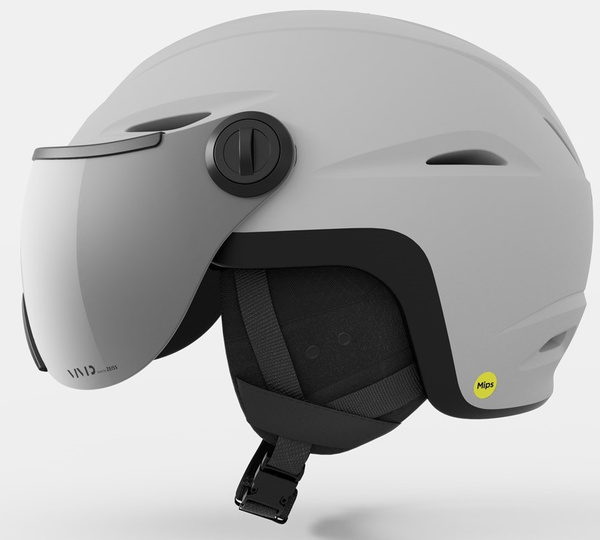 Kask zimowy GIRO VUE MIPS (matte light grey/VIVID onyx) (2026)