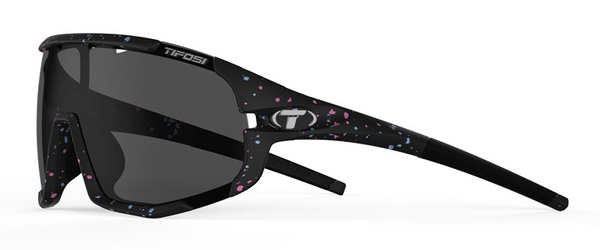 Okulary TIFOSI SLEDGE moon dust (czarne; 3 szkła; soczewka czarna 18%-90% transmisji światła)