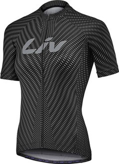 Koszulka damska z krótkim rękawem Giant Liv BeLiv Black Grey