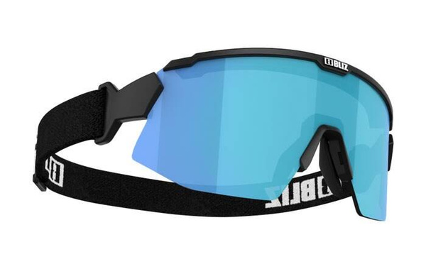 Okulary Bliz Active Breeze Matt Black (brązowo-niebieskie soczewki kat. 3)
