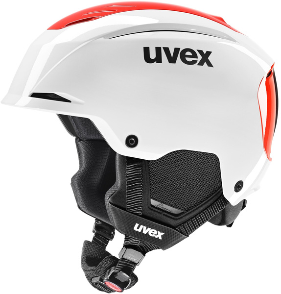 Kask narciarski Uvex Resolution SL (biało-czerwony)