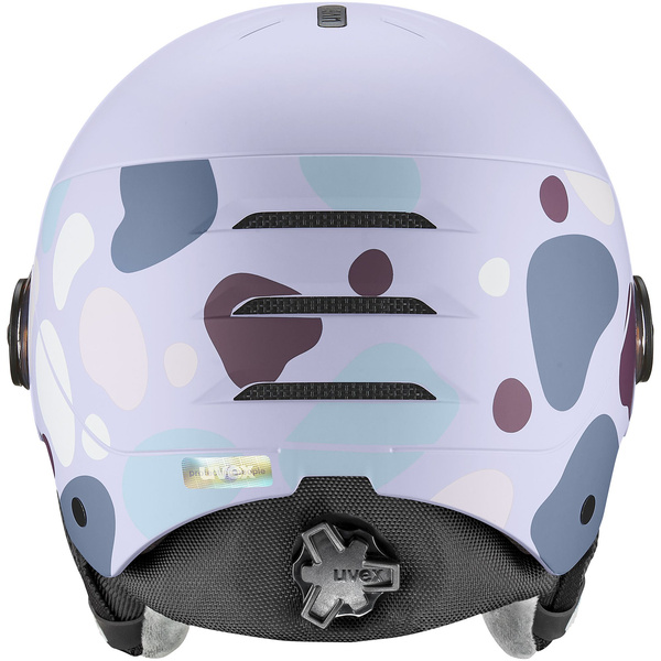 Kask narciarski dziecięcy Uvex Rocket Jr. Visor (lawendowy)