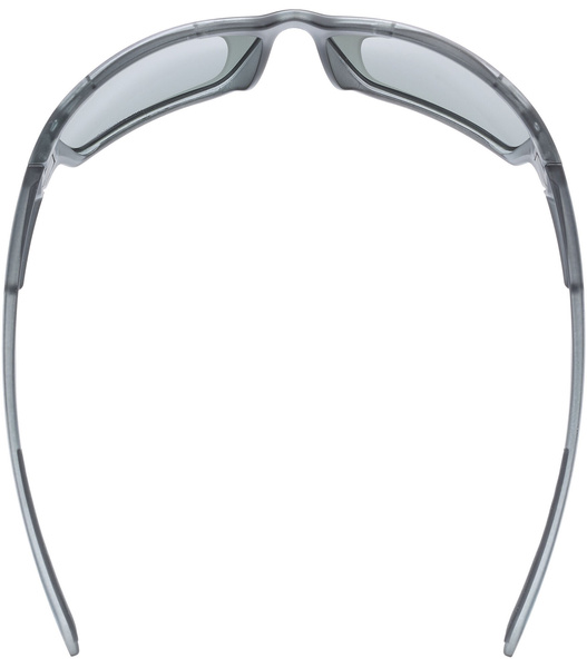 Okulary Uvex Sportstyle 233 P (dymiony mat | niebieskie soczewki Polavision® litemirror S3)