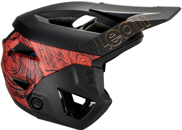 Kask full face Leatt MTB Enduro 3.0 V25 (wypinana szczęka 3w1) Rust