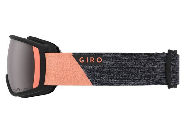 Gogle damskie zimowe GIRO FACET GREY PEACH PEAK (soczewki VIVID ONYX)