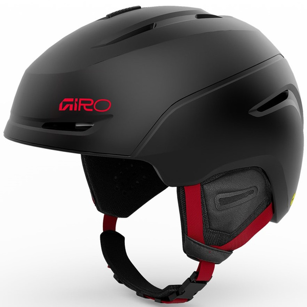Kask zimowy GIRO NEO MIPS (matte black/red) (2026)