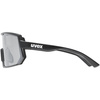 Okulary fotochromowe Uvex Sportstyle 235 V Black Matt (srebrne soczewki litemirror S1-S3)