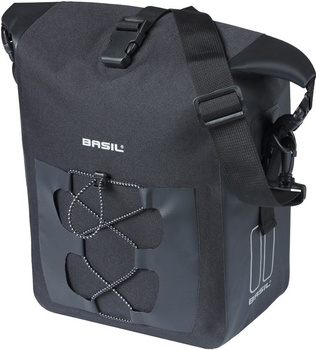 Sakwa na bagażnik pojedyncza Basil Navigator Waterproof + MIK Hooks (12-15 litrów)
