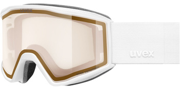 Gogle narciarskie fotochromowe UVEX Blast pro V (biały mat | czerwone soczewki S0-S4)