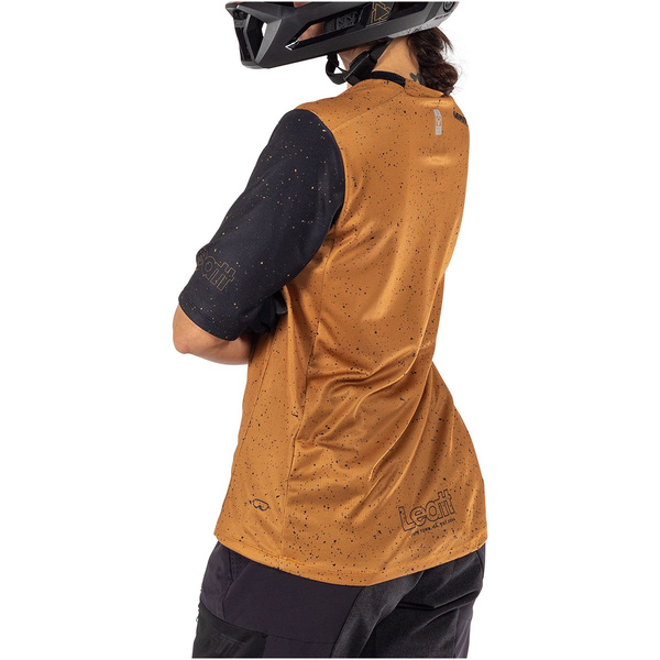 Koszulka damska Leatt MTB Enduro 3.0 (brązowo-czarna)