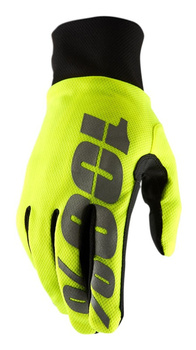Rękawiczki długie wodoodporne 100% HYDROMATIC Neon Yellow