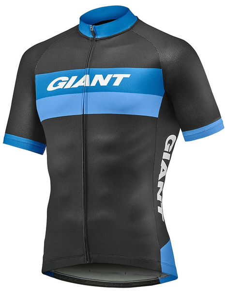 Koszulka z krótkim rękawem Giant Pursue (czarno-niebieska)