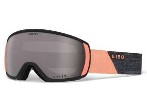 Gogle damskie zimowe GIRO FACET GREY PEACH PEAK (soczewki VIVID ONYX)