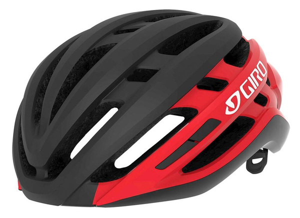 Kask szosowy Giro Agilis (czarno-czerwony)
