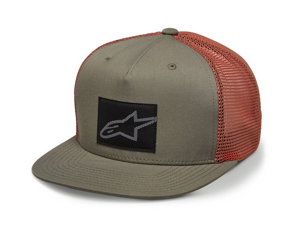 Czapka z daszkiem ALPINESTARS SUSSED TRUCKER (szaro-pomarańczowa)