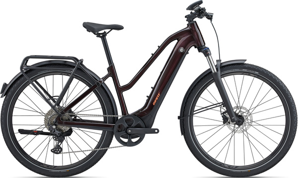 Rower trekkingowy elektryczny Giant Explore E+ 1 STA (2023) Cordovan
