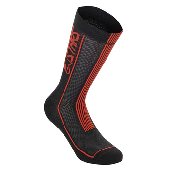 Skarpetki ALPINESTARS SUMMER (czarno-czerwone)