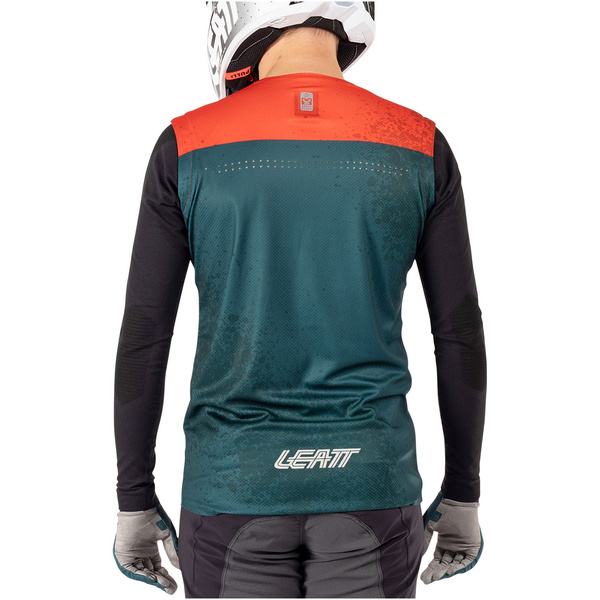 Koszulka z długim rękawem Leatt MTB Gravity 5.0 (turkusowa)