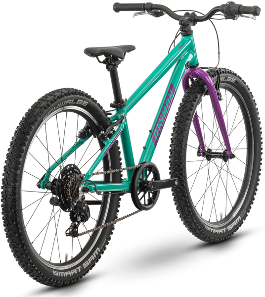 Rower dziecięcy Raymon Yanga 24 (zielono-fioletowy 2026)