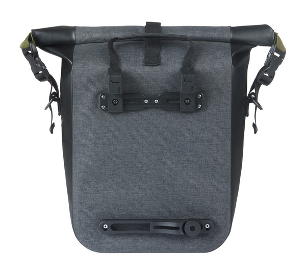 Sakwa na bagażnik pojedyncza Basil Navigator Storm + MIK Hooks (12-15 litrów)