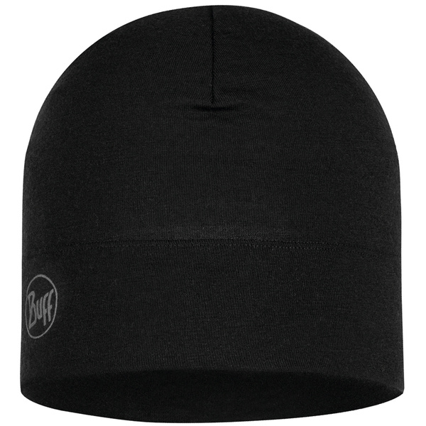 Czapka BUFF MERINO MIDWEIGHT BEANIE SOLID BLACK