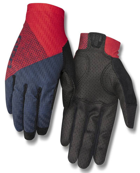 Rękawiczki długie damskie GIRO RIV'ETTE CS (czerwono-granatowe)