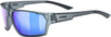 Okulary Uvex Sportstyle 233 P (dymiony mat | niebieskie soczewki Polavision® litemirror S3)