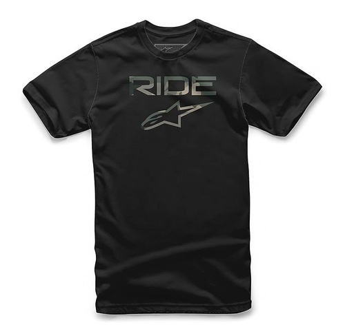 Koszulka ALPINESTARS RIDE 2.0 CAMO TEE z krótkim rękawem (czarna)