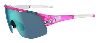 Okulary TIFOSI SLEDGE LITE CLARION (kryształowo-różowe; 3 szkła; soczewka niebieska 13%-90% transmisji światła)