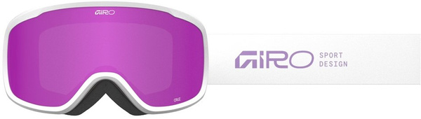 Gogle zimowe GIRO CRUZ MAUVE STACKED (soczewka lustrzana kolorowa AMBER PINK) (2026)