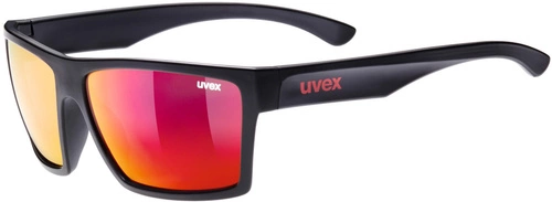 Okulary Uvex LGL 29 (czarny mat | czerwone soczewki mirror S3)