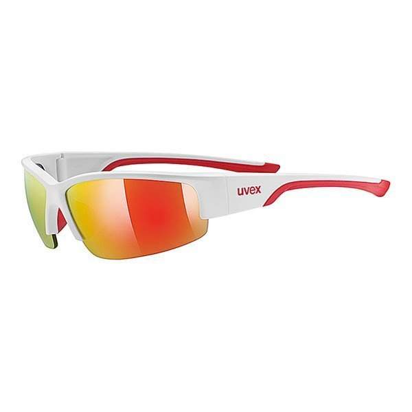 Okulary Uvex Sportstyle 215 biało-czerwony mat