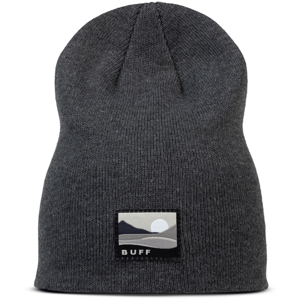 Czapka BUFF KNITTED BEANIE LILON LONG GREY HEATHER