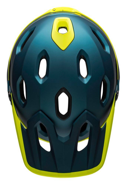 Kask full face BELL SUPER DH MIPS SPHERICAL (niebiesko-żółty)