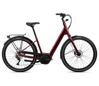 Rower miejski elektryczny Orbea OPTIMA E40 Metallic Dark Red