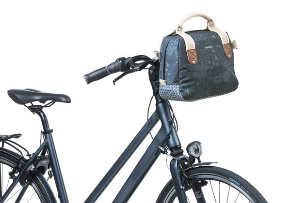 Torba na kierownicę BASIL BOHEME CITY KF, indigo blue (bez płytki mocującej), 8L (WYPRZEDAŻ -50%)