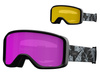 Gogle zimowe GIRO SAGEN BLACK & GREY BOTANICAL LX (soczewka AMBER PINK i soczewka YELLOW)