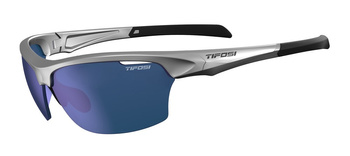 Okulary TIFOSI INTENSE metallic silver (1 szkło Smoke Blue Mirror 15% transmisji światła) (NEW)
