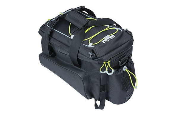 Torba na bagażnik Basil Miles XL Pro (czarno-limonkowa 9-36 litrów)